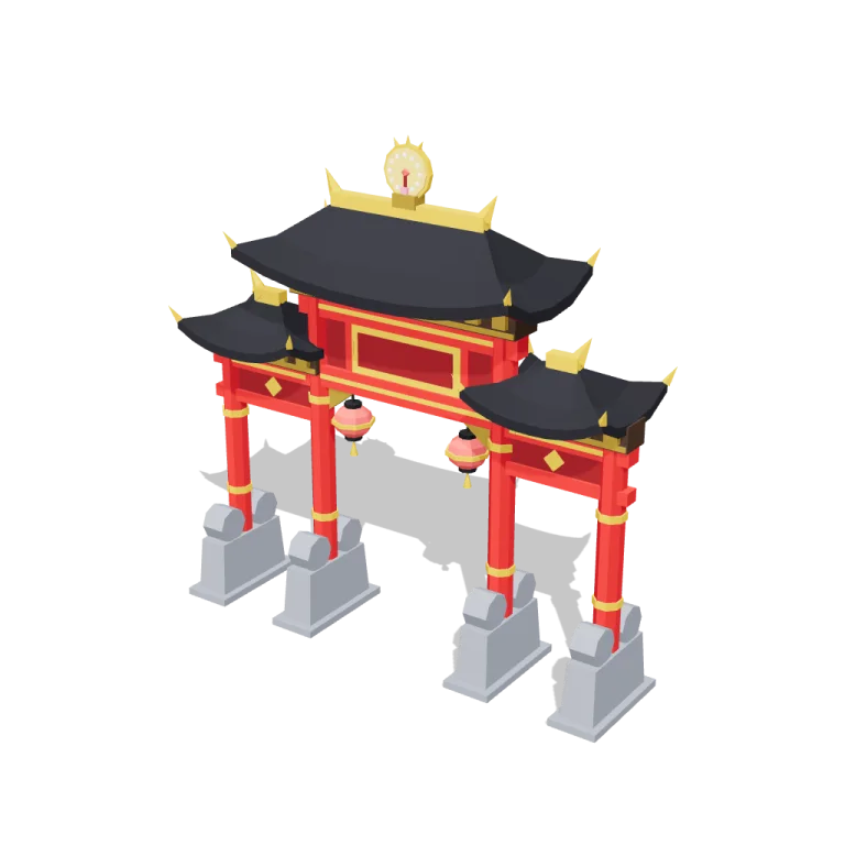 Gate arch — free 3D model