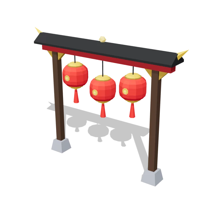 Lanterns — free 3D model