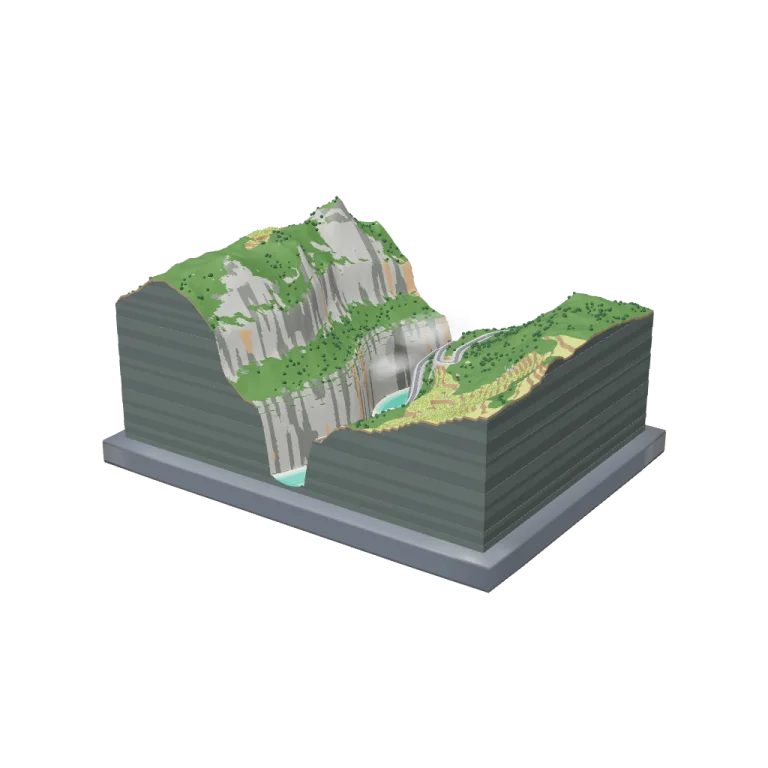 Mã Pí Lèng – Sông Nho Quế – Hẻm Tu Sản, Hà Giang — free 3D model
