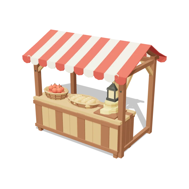 Market Stall — free 3D model