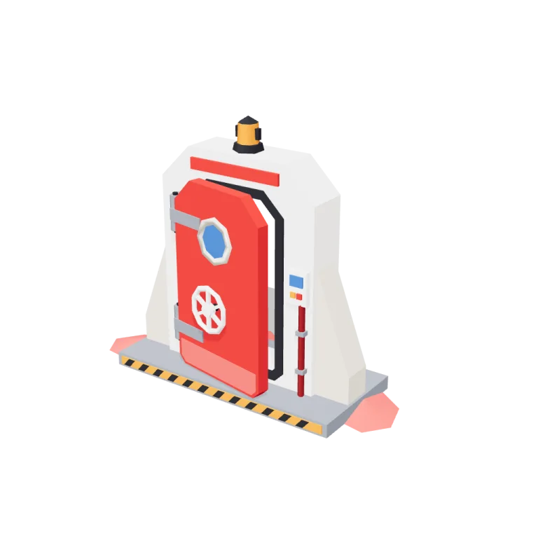 Airlock door — free 3D model