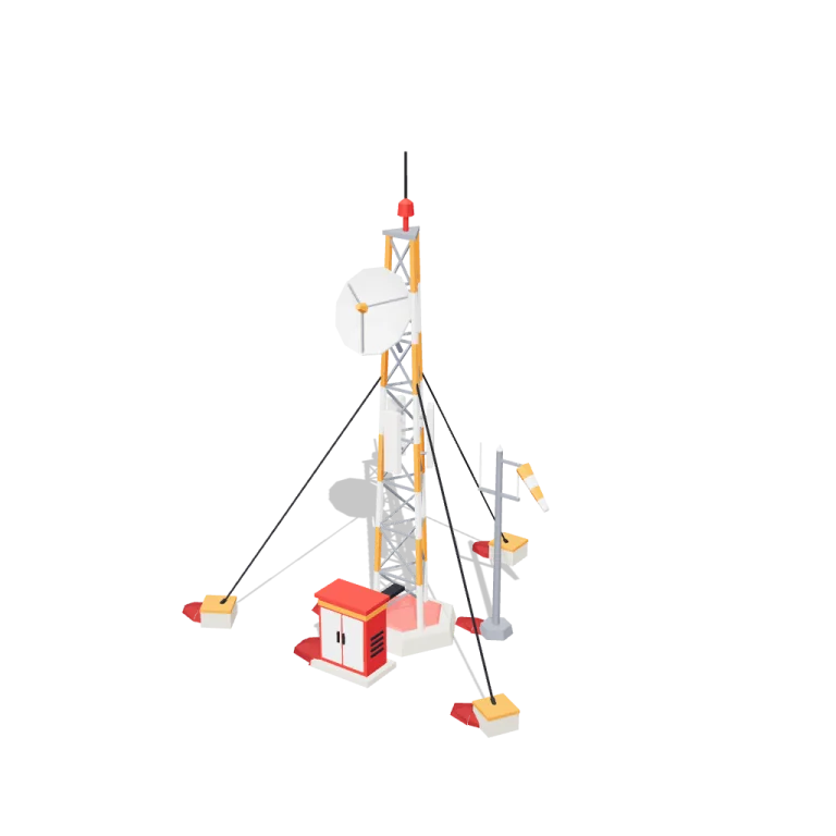 Antenna masts — free 3D model