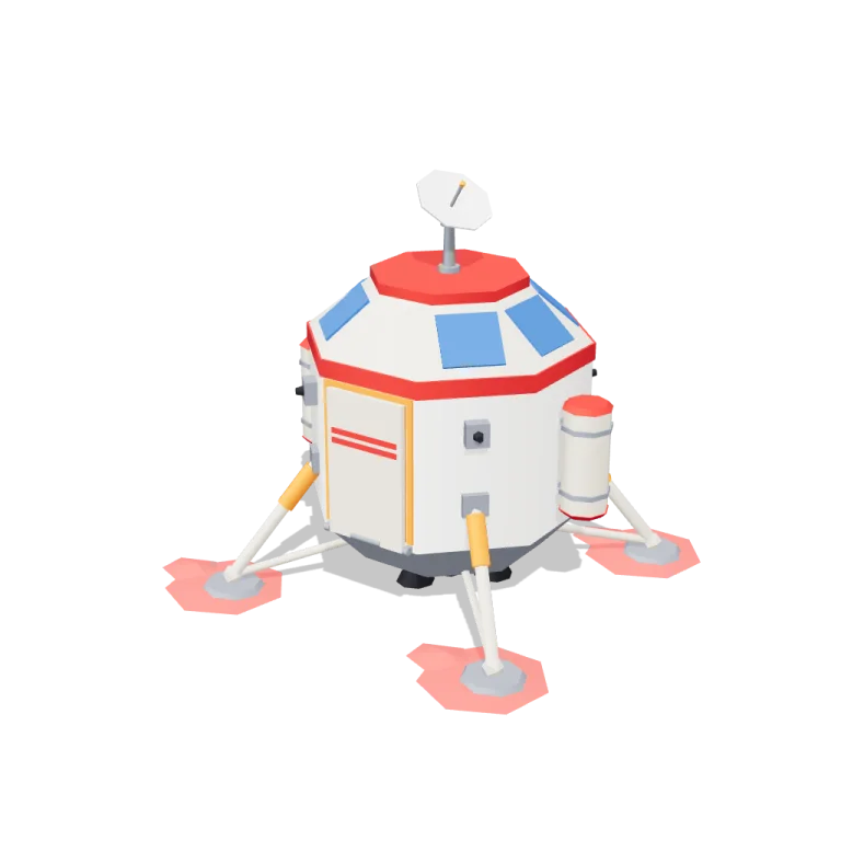 Cargo lander — free 3D model