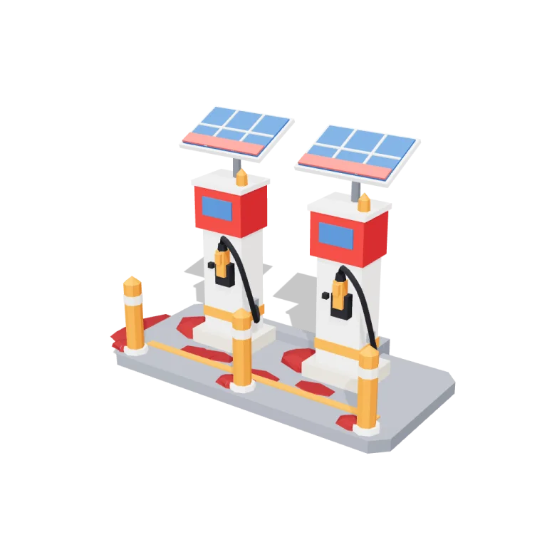 Rovers' charging posts — free 3D model