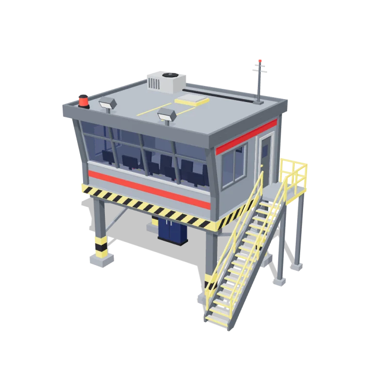Control room — free 3D model