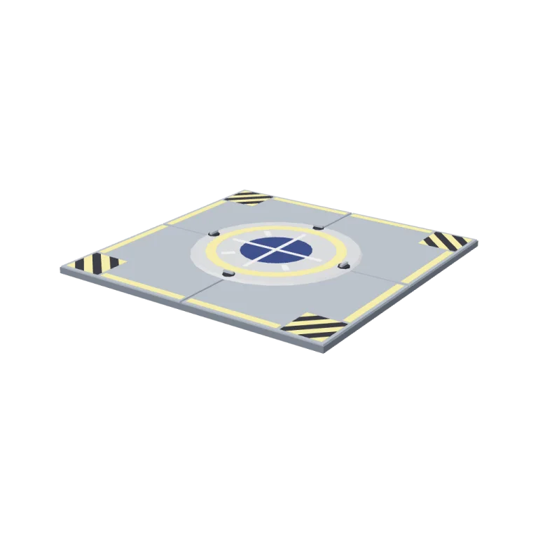 Floor tiles with markings — free 3D model