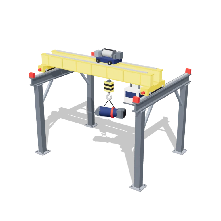 Overhead crane — free 3D model