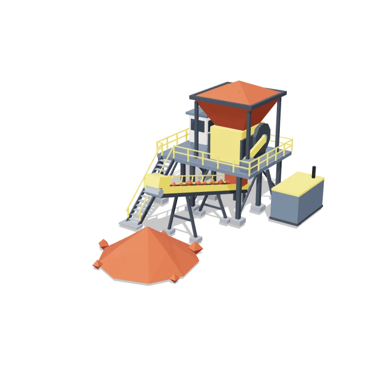 Crusher plant — free 3D model