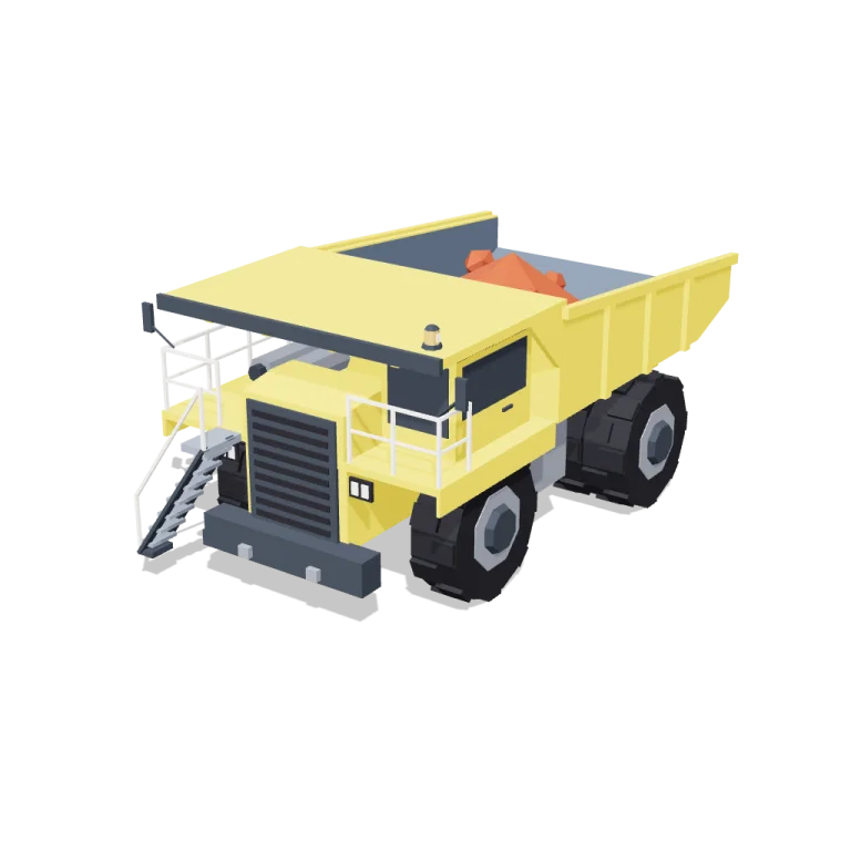 Dump truck — free 3D model