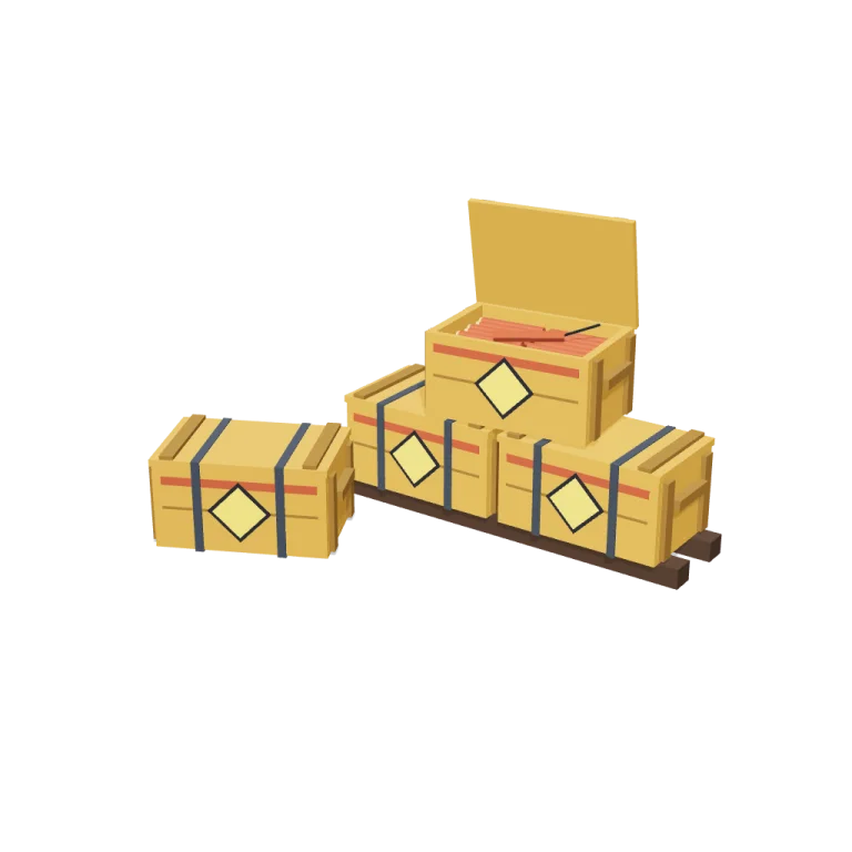 Dynamite boxes — free 3D model