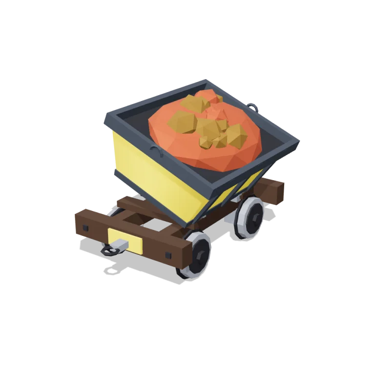 Mine cart — free 3D model