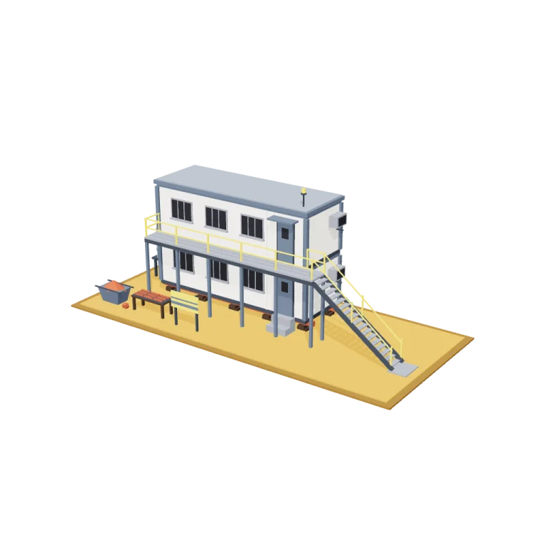 Site office — free 3D model
