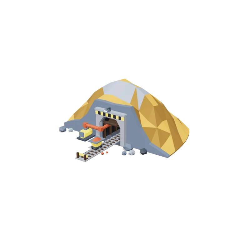 Tunnel entrance — free 3D model