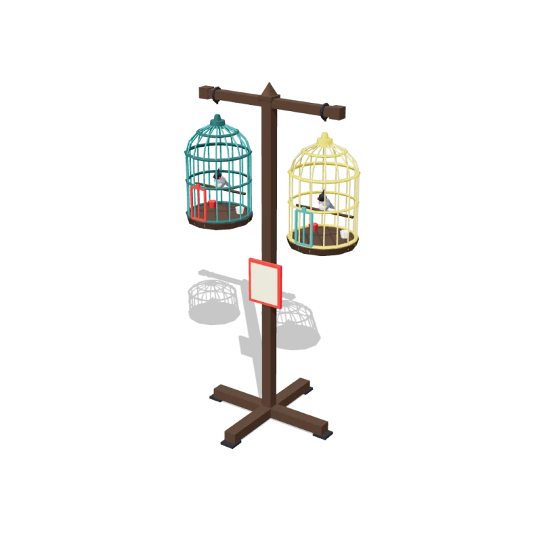 Bird cages — free 3D model