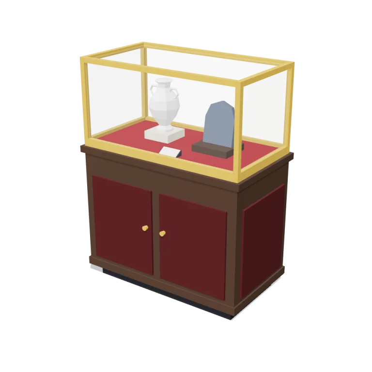 Display cases — free 3D model