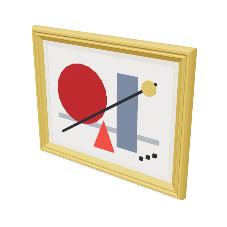 Paintings (abstract) — free 3D model