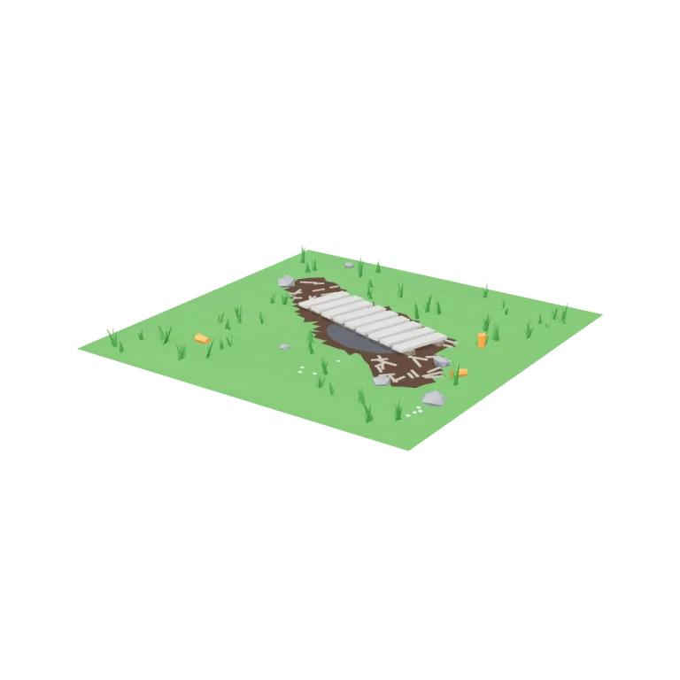 Field tiles — free 3D model