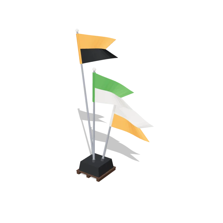 Flags — free 3D model