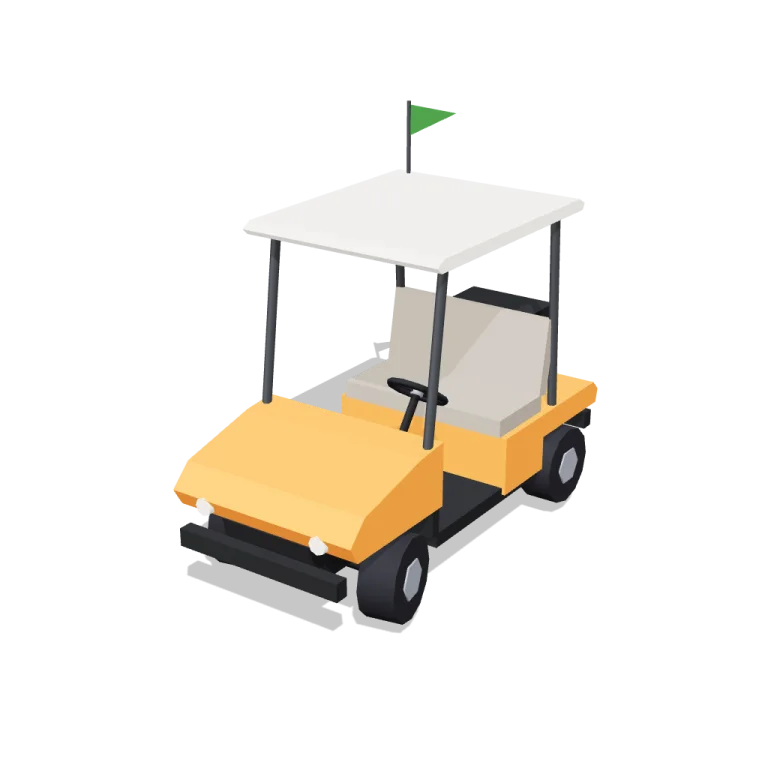 Golf cart — free 3D model