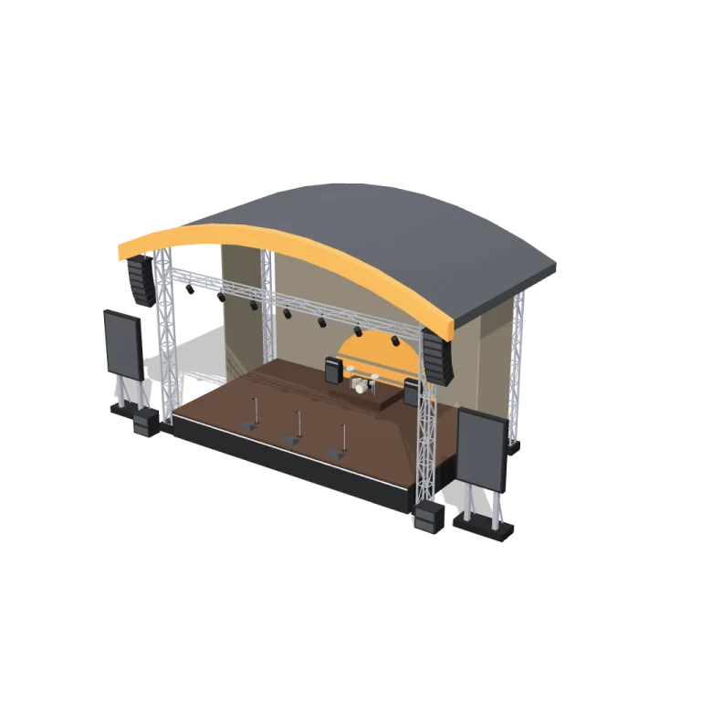 Main stage — free 3D model