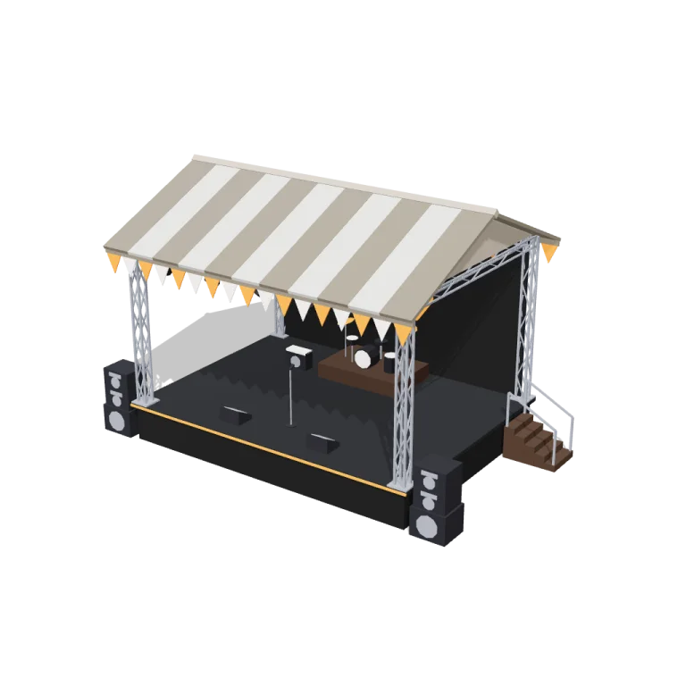 Small stage — free 3D model