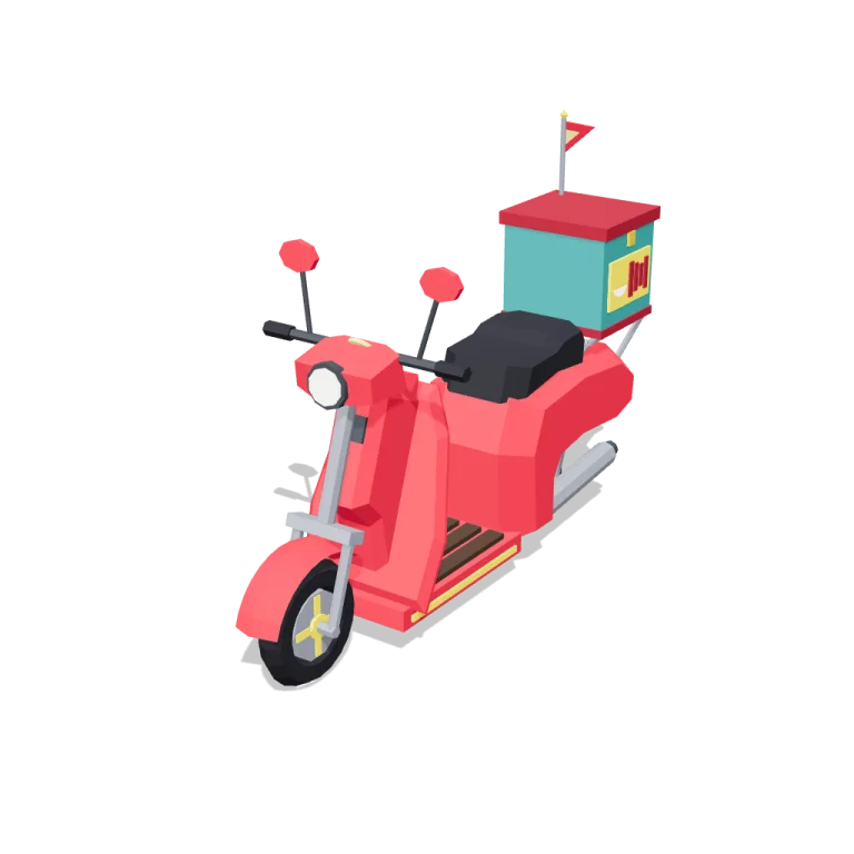 Scooter — free 3D model