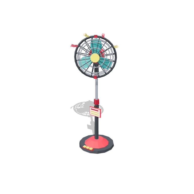 Spinning fan — free 3D model