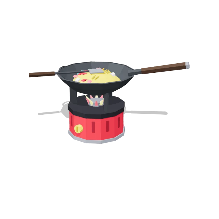 Woks — free 3D model
