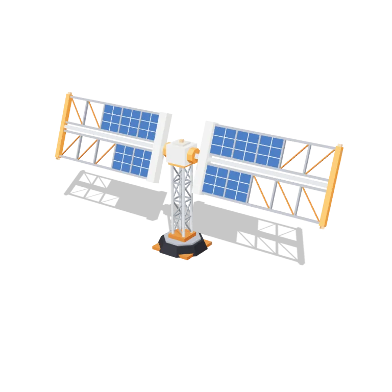 Solar arrays — free 3D model