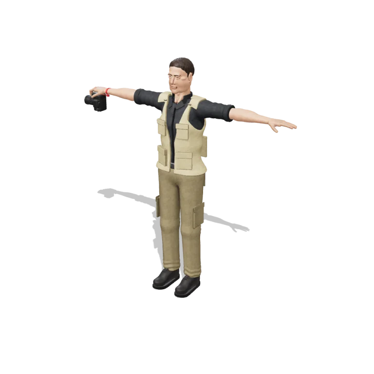 Photographer — free 3D model