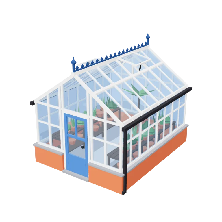 Glasshouse frame — free 3D model