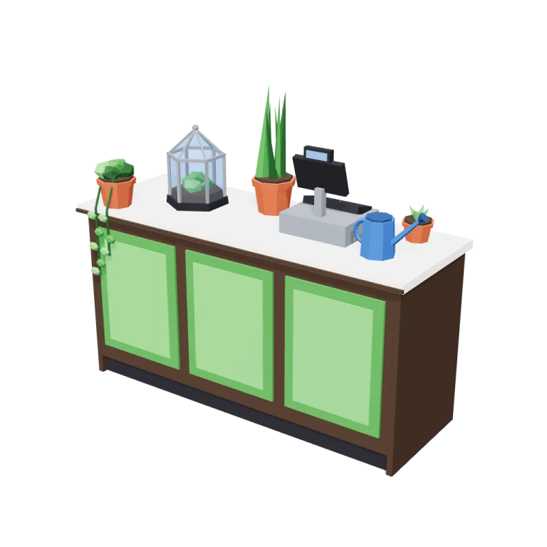 Shop counter — free 3D model