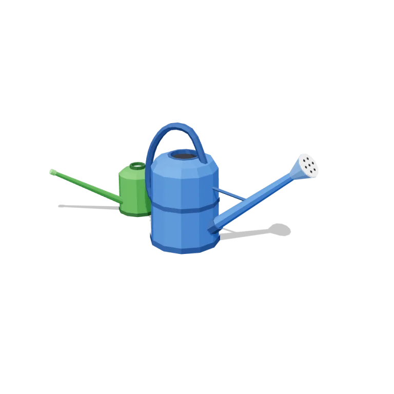 Watering cans — free 3D model