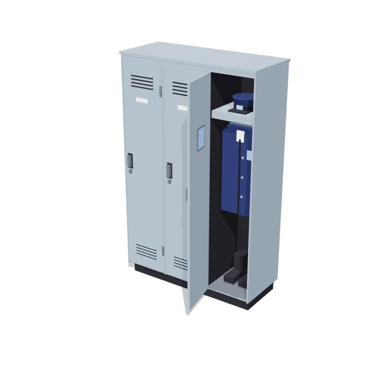 Lockers — free 3D model