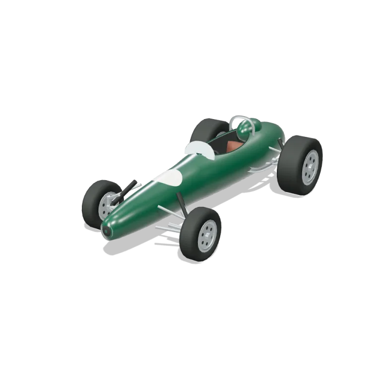 Vintage Race Car — free 3D model