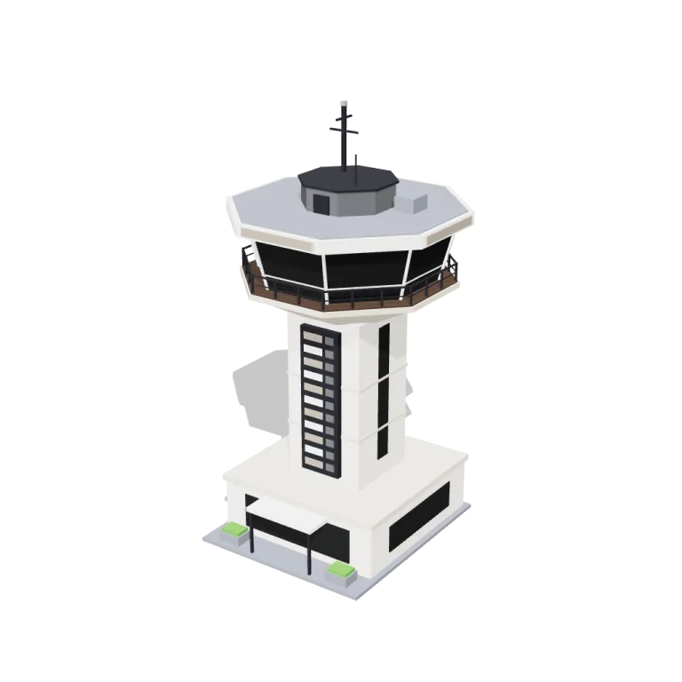 Control tower — free 3D model
