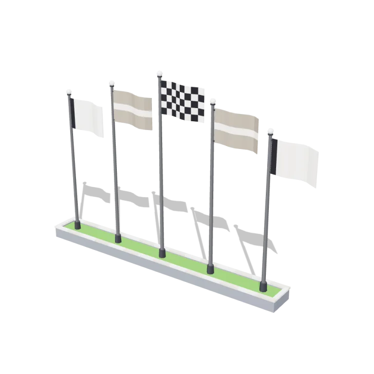 Flags — free 3D model