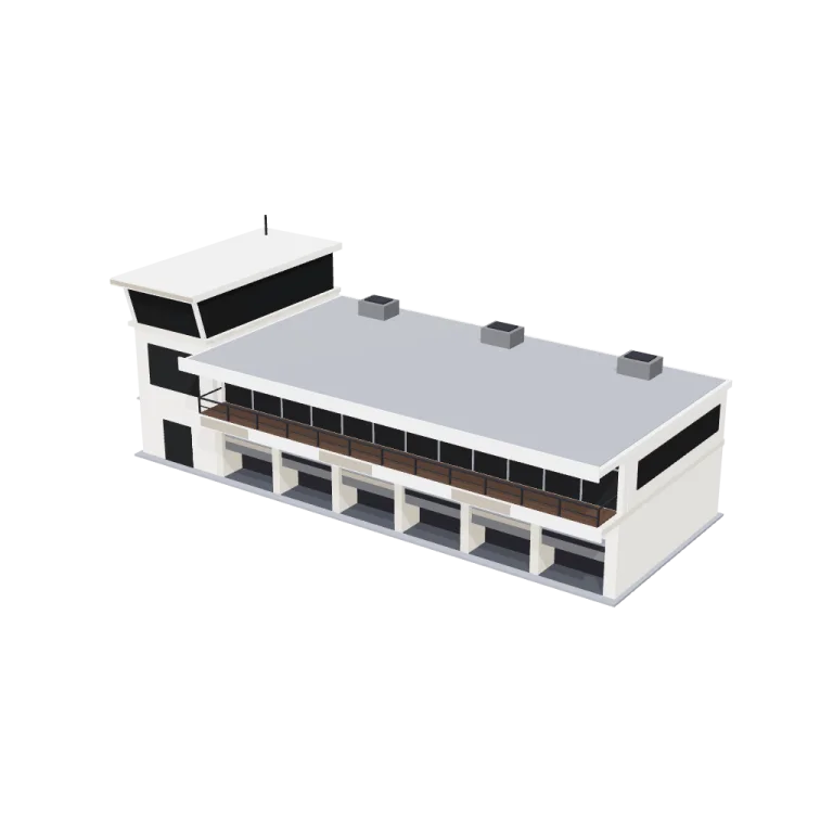 Pit building — free 3D model
