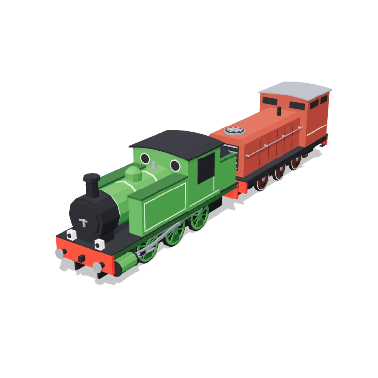 Steam and diesel engines — free 3D model