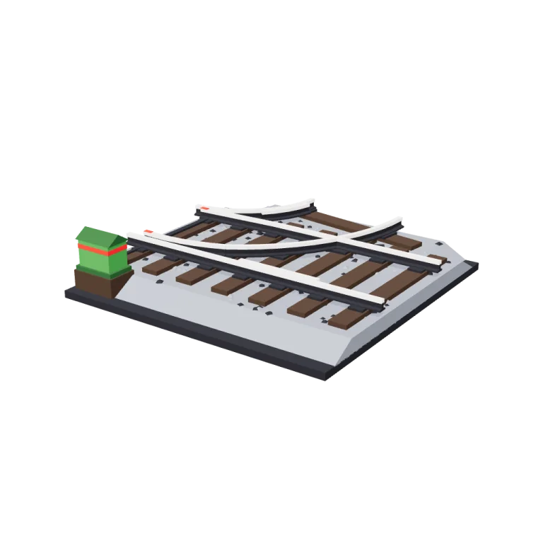 Track tiles with points — free 3D model