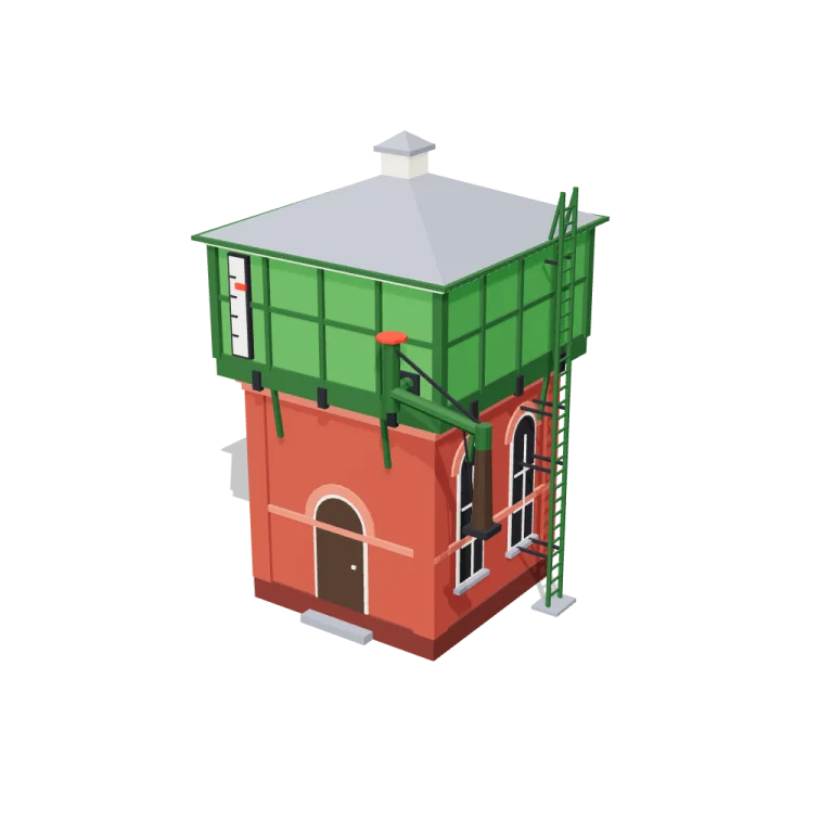 Water tower — free 3D model