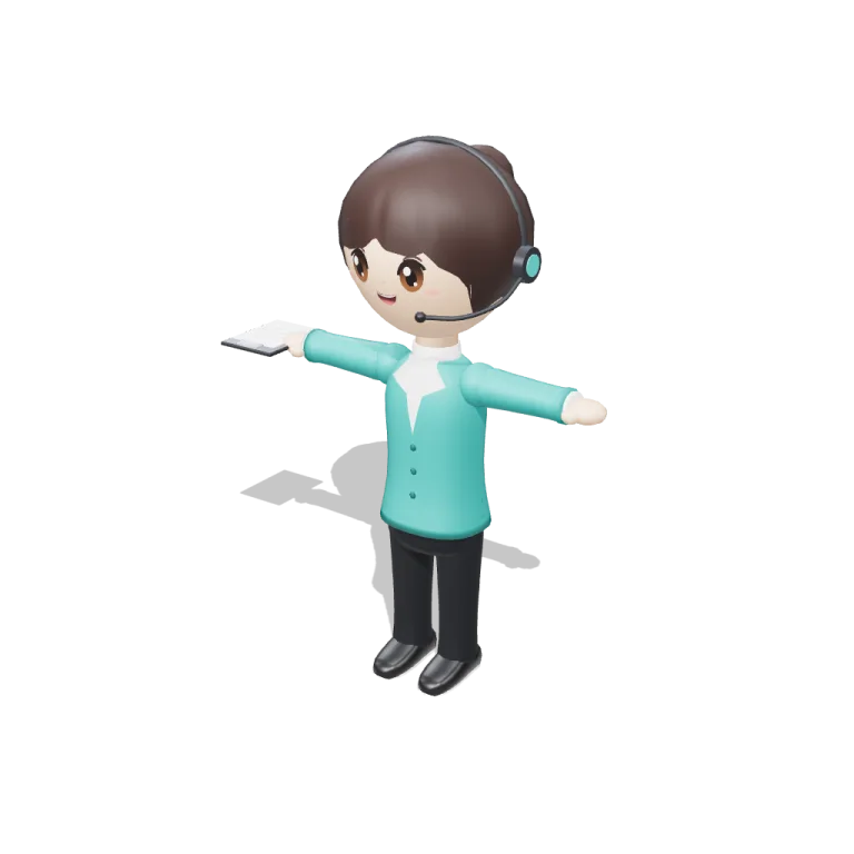 Receptionist — free 3D model