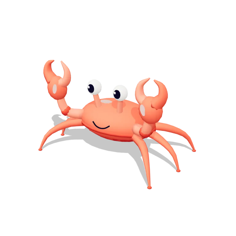 Red Crab — free 3D model