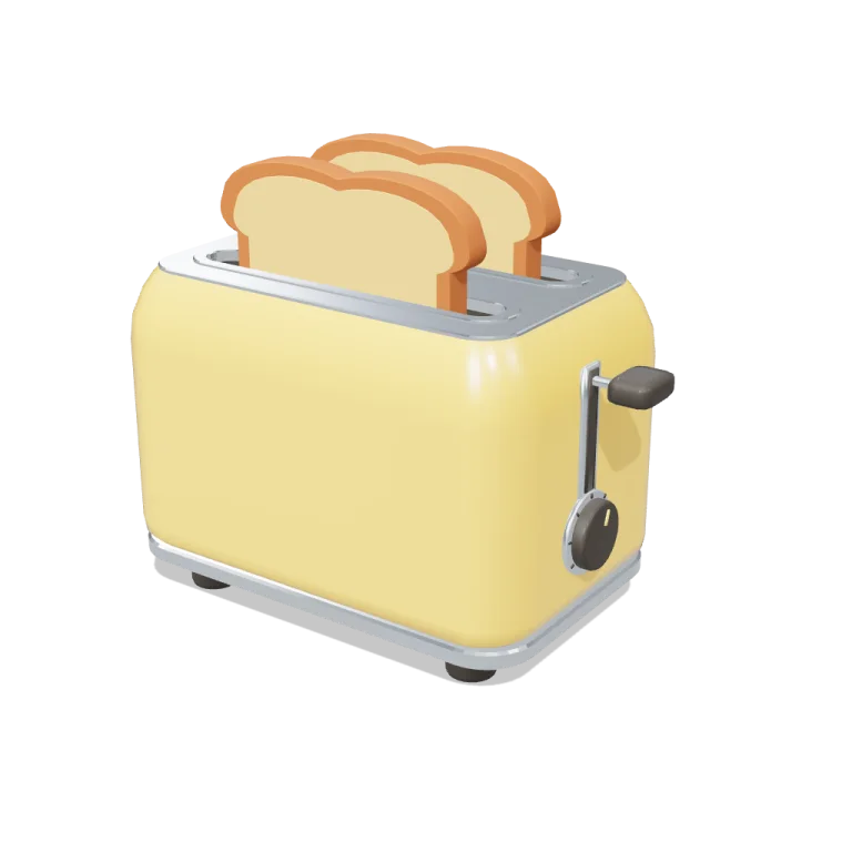 Retro Toaster — free 3D model