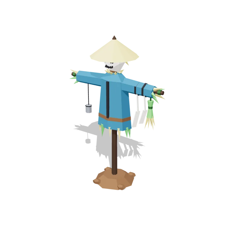 Scarecrows — free 3D model