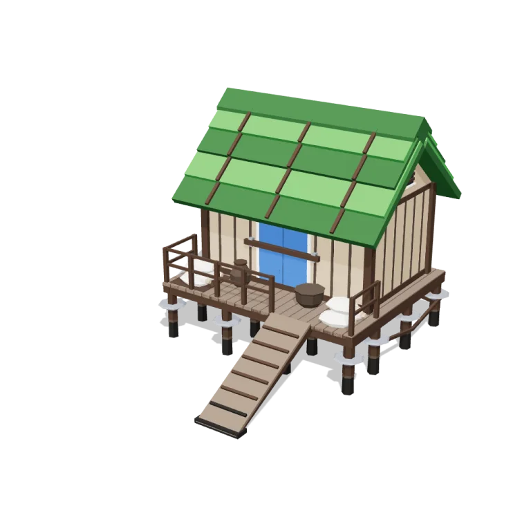 Rice store — free 3D model