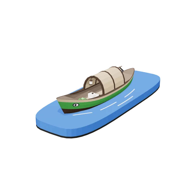 Sampans — free 3D model
