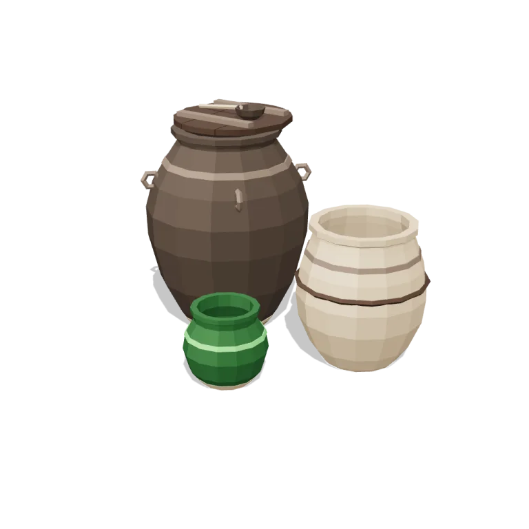 Water jars — free 3D model
