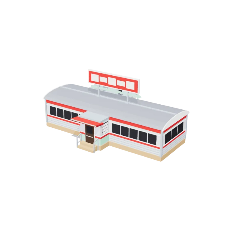 Diner — free 3D model
