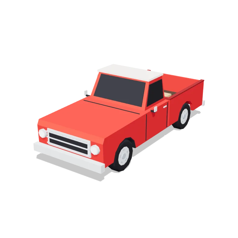 Pickup truck — free 3D model